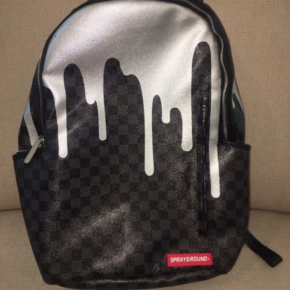 sprayground platinum drips backpack